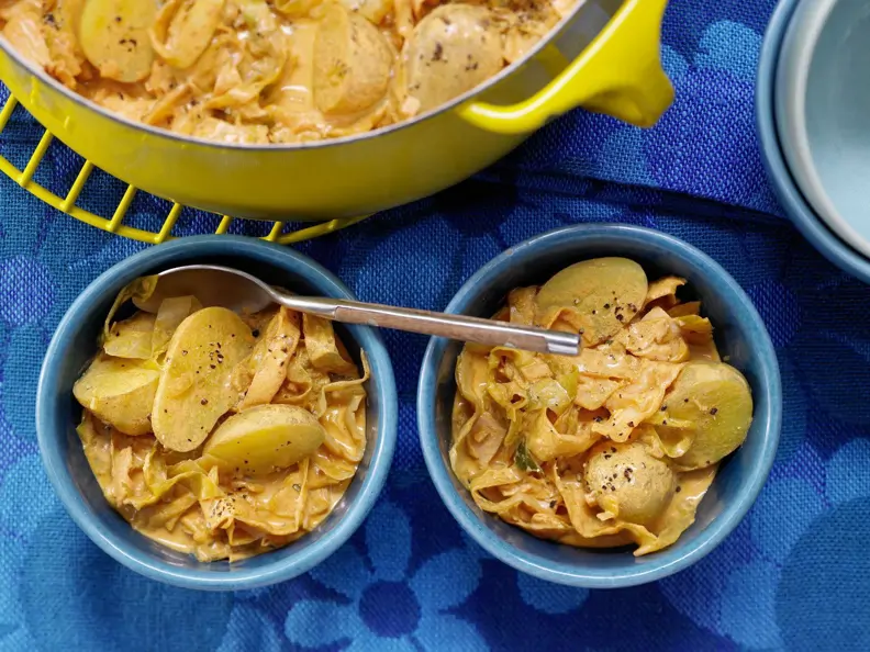 Kartoffel-Weißkohl-Ragout