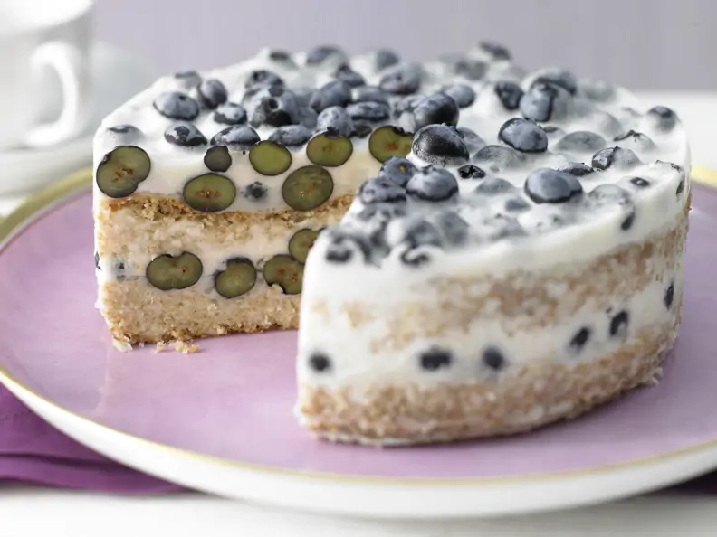 Mini-Blaubeertorte