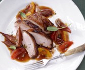 Geschmorter Wildschweinrücken
