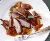 Geschmorter Wildschweinrücken