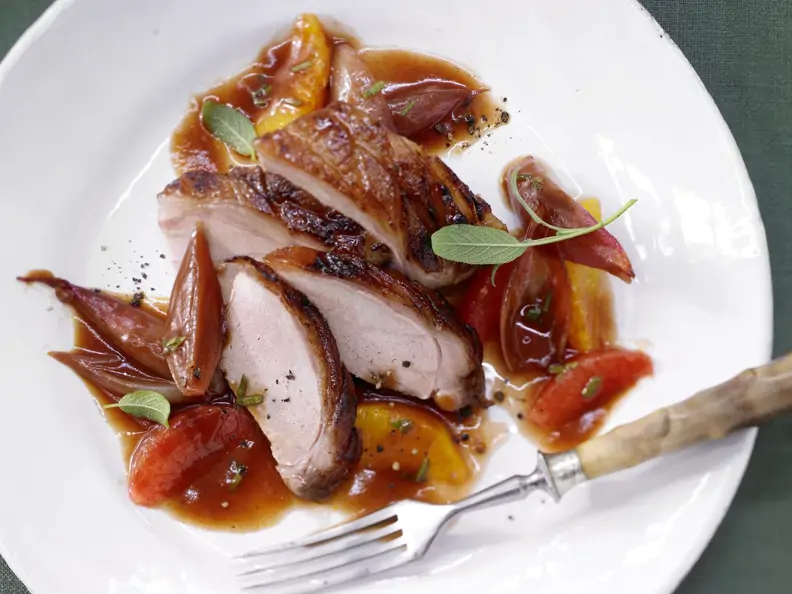 Geschmorter Wildschweinrücken