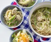 Spaghetti-Topf mit Wirsing