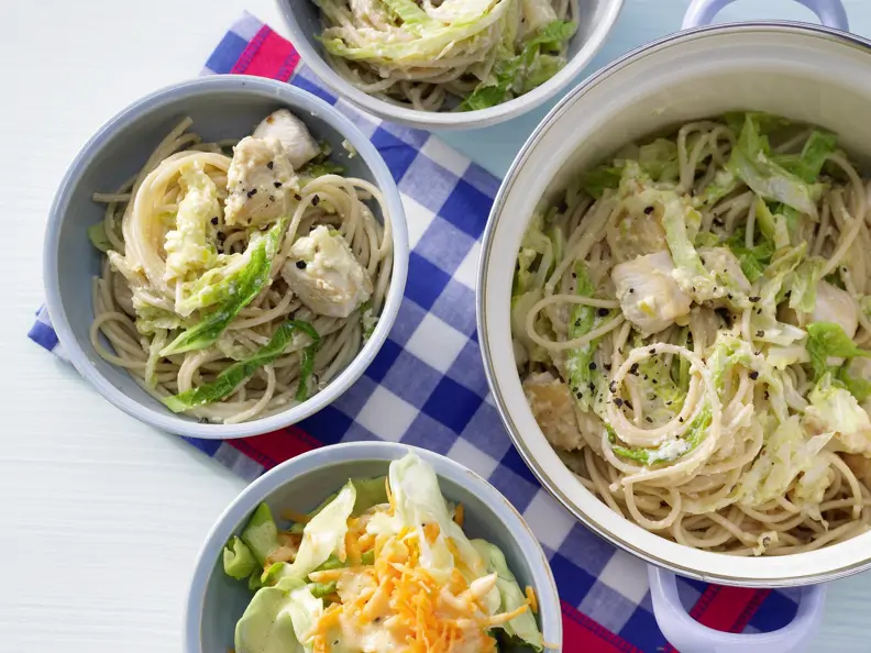 Spaghetti-Topf mit Wirsing
