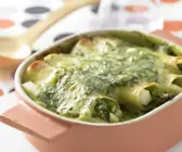 Spargel-Cannelloni mit Spinat