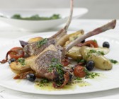 Lammkoteletts mit Salsa verde