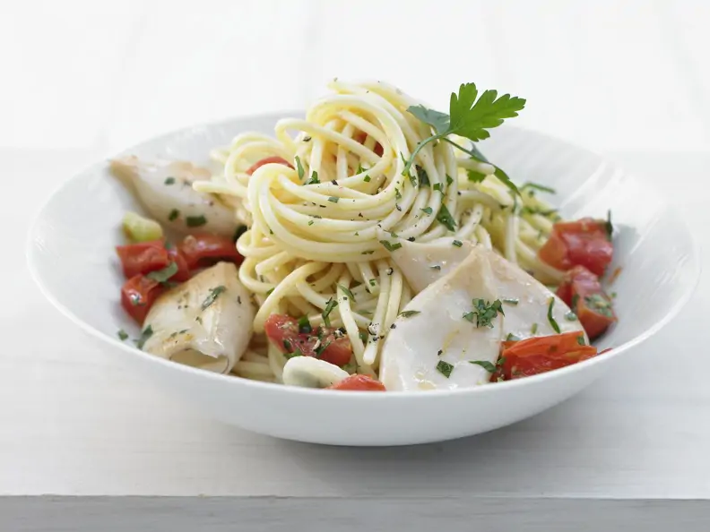 Spaghetti mit Calamaretti