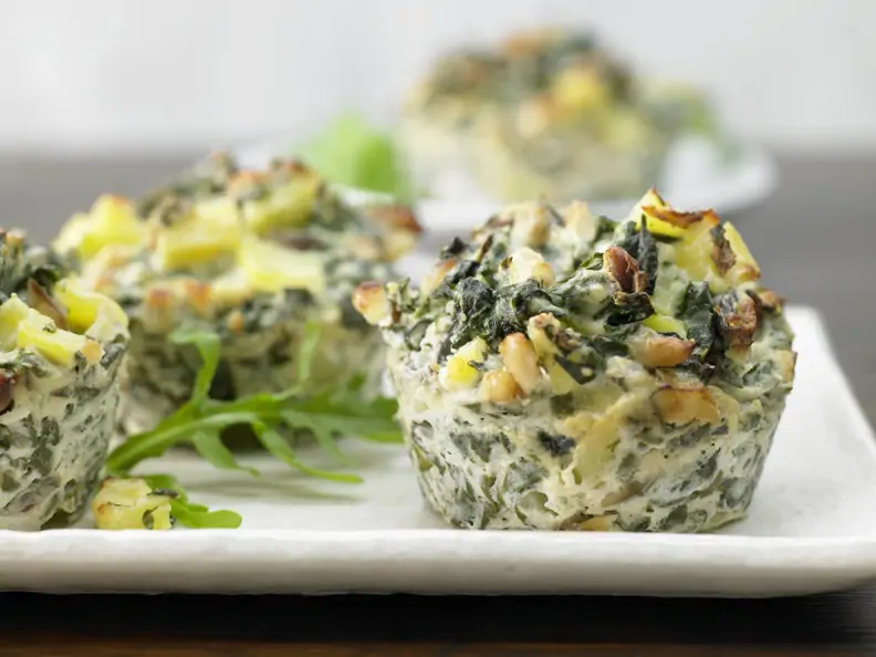 Mangold-Ricotta-Muffins