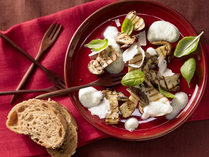 Gegrillte Steinpilze