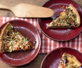 Herzhafte Tarte mit Pilzen