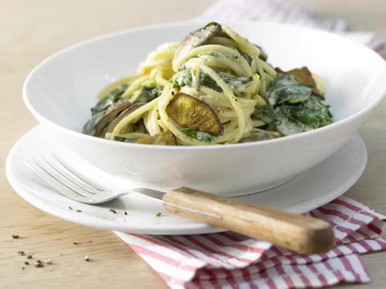 Spaghetti mit Mangold