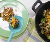 Bulgurpfanne mit Erdnüssen