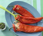 Gefüllte Spitzpaprika mit Reis