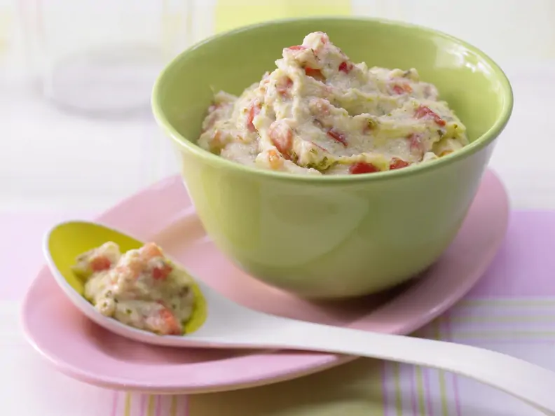 Polentabrei mit Pesto