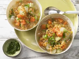 Linsen. Suppe, Eintopf, Ballaststoffe, Protein