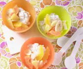 Kokos-Milchreis mit Obstsalat