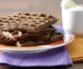 Schokowaffeln mit Bananenjoghurt
