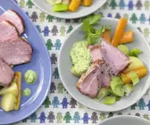 Kasslerbraten mit Kräutersauce
