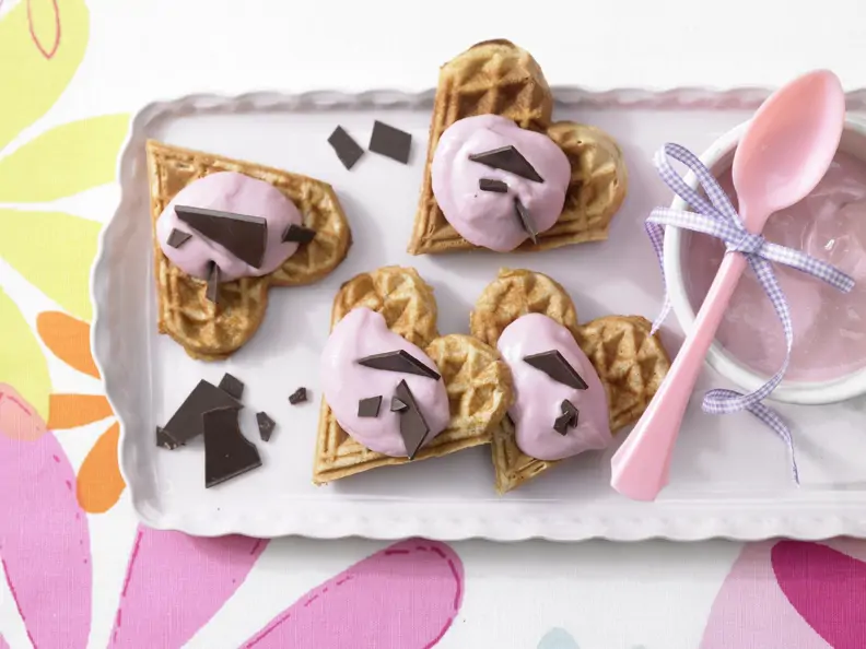 Waffelherzen