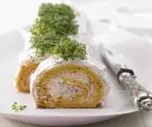 Herzhafte Biskuitrolle