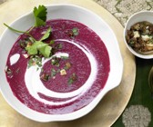 Rote-Bete-Suppe mit Lebkuchengewürz
