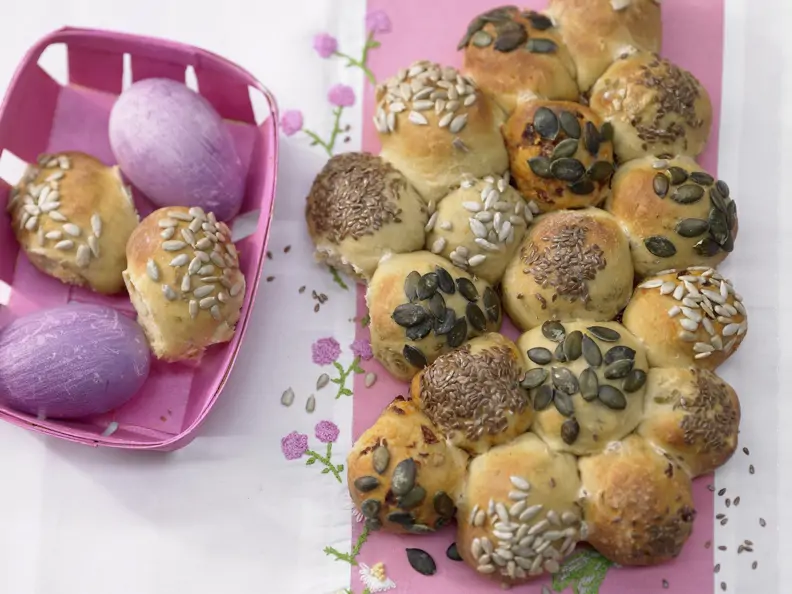 Kernige Quarkbrötchen