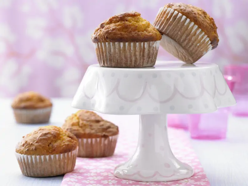 Muffins mit Kürbis und Nüssen