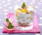 Orangencreme mit Quark und Joghurt