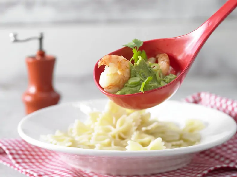 Farfalle mit Avocadosauce