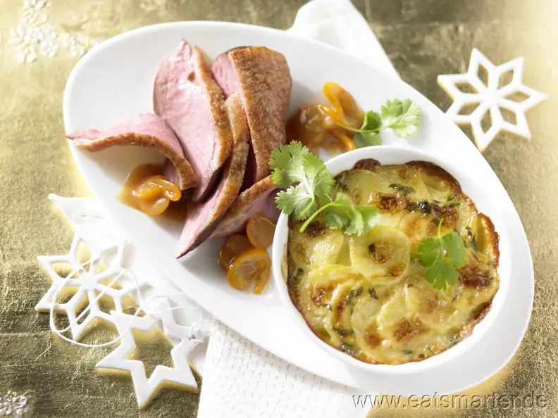 Entenbrustfilet mit Kumquats