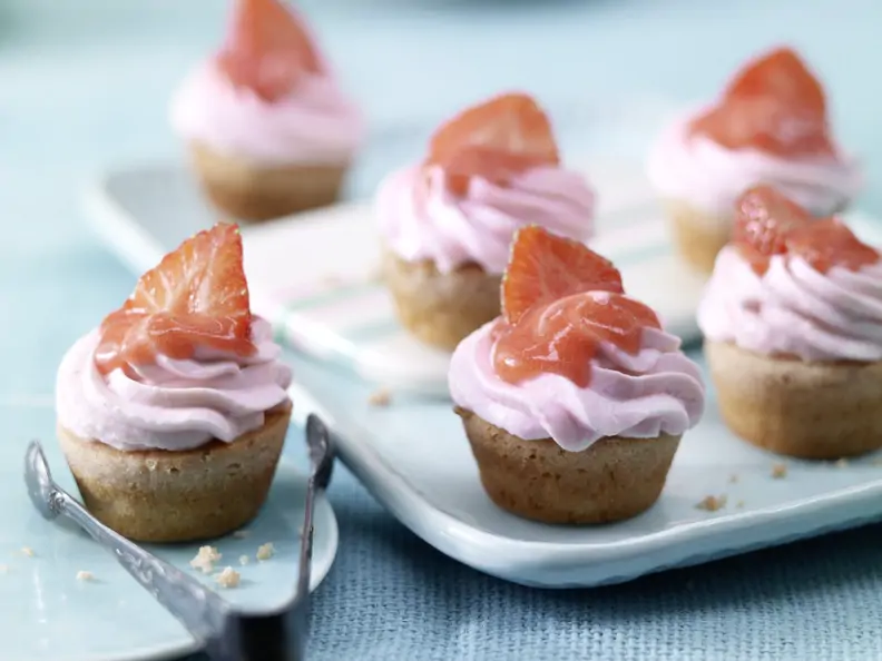 Erdbeer-Cupcakes