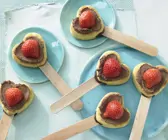 Muffin-Herzen mit Schokolade