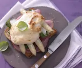 Spargel-Schinken-Toast