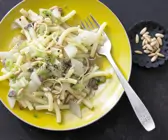 Makkaroni mit Fenchelgemüse