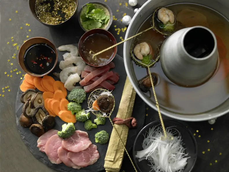 Asiatisches Fondue