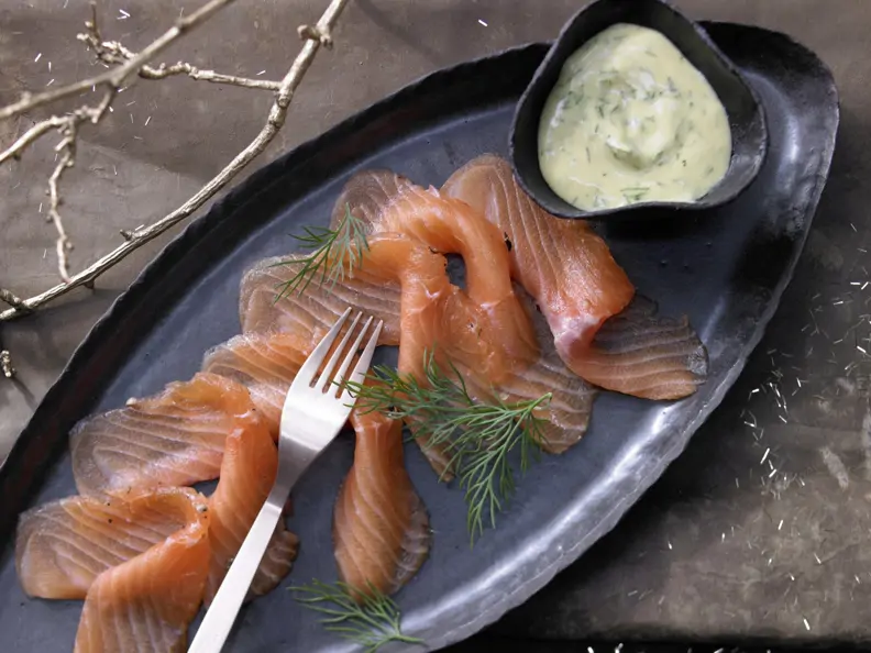 Hausgebeizter Lachs