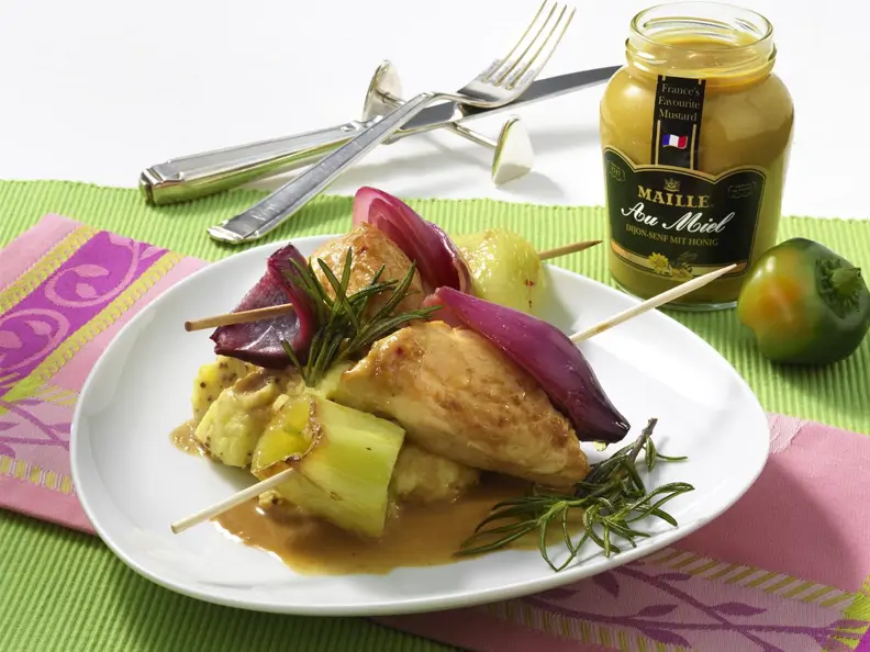 Hähnchenfilet in Senf-Marinade