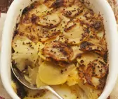Kartoffelauflauf mit Senfkruste