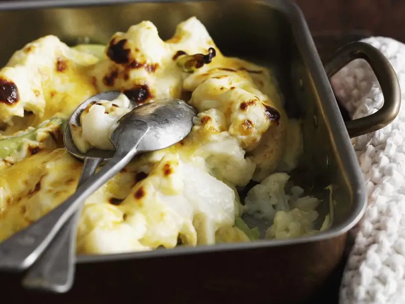 Käse-Blumenkohl-Gratin