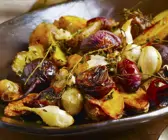 Ofengemüse mit Knoblauch und Thymian