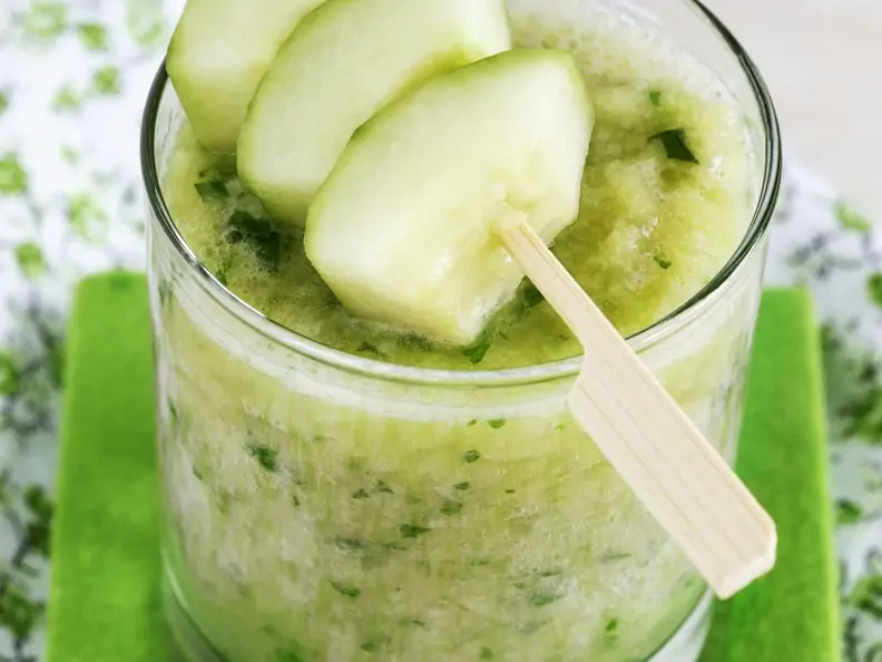 Gurken-Apfel-Bananen-Shake