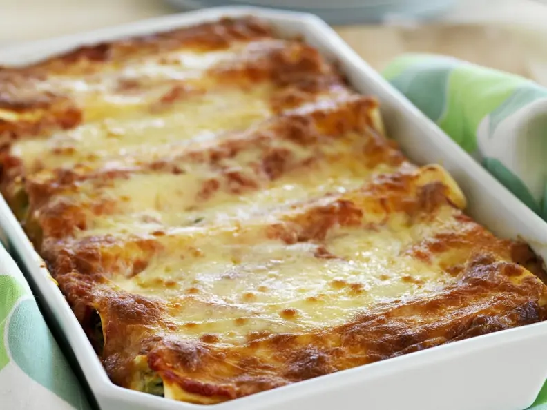 Überbackene Cannelloni
