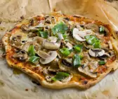 Pizza mit Champignons