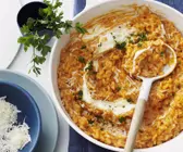 Risotto mit Tomate und Parmesan