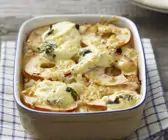Apfel-Sauerkraut-Gratin