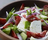 Tomaten-Gurken-Salat