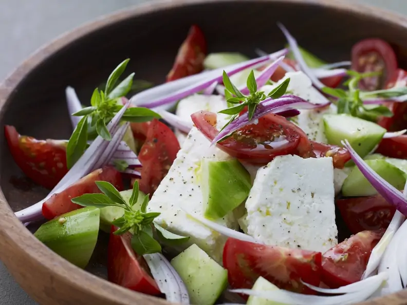 Tomaten-Gurken-Salat