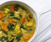 Mais-Gemüse-Topf mit Tofu