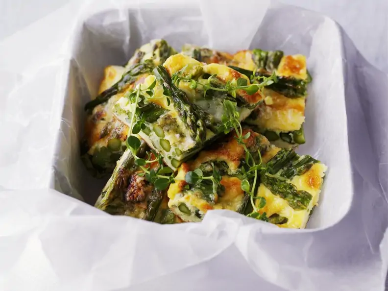 Grüne Spargel-Frittata