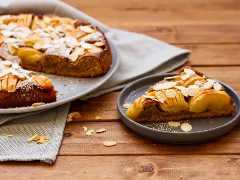 Französischer Apfelkuchen aus der Bretagne