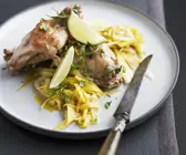 Kaninchenfleisch mit Limetten